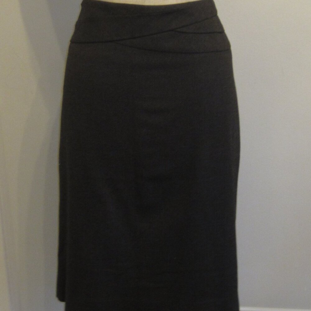 Classiques Entier Textured Black Sheath Skirt Sz. 10~Black Textured Skirt